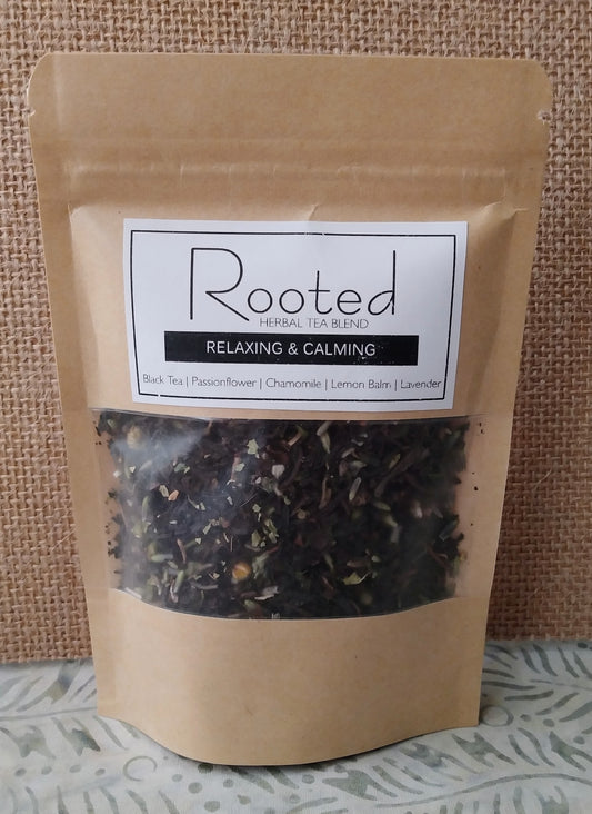 'Rooted' Loose Leaf Herbal Tea Blend - Relaxing & Calming